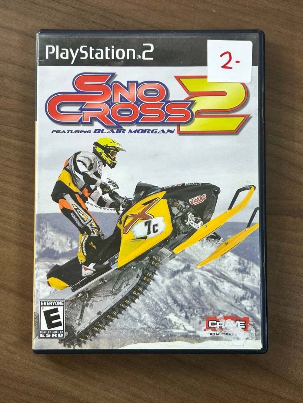 SnoCross 2 Featuring Blair Morgan PS2 PlayStation 2 2007 Crave Disc Manual